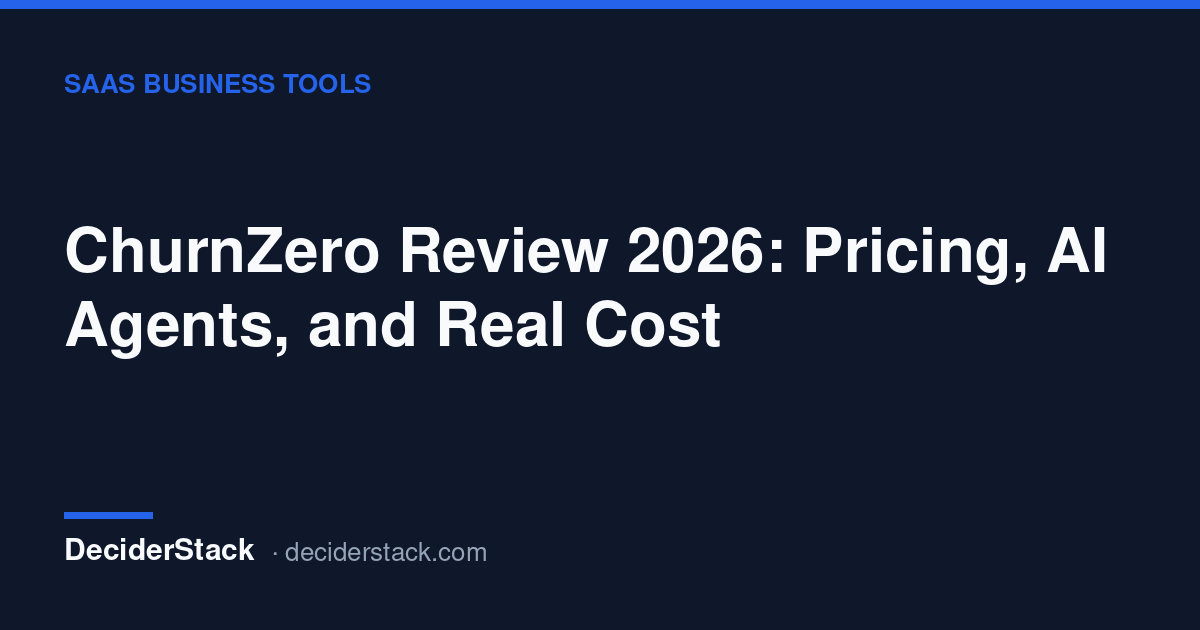 ChurnZero review: what the contract really costs