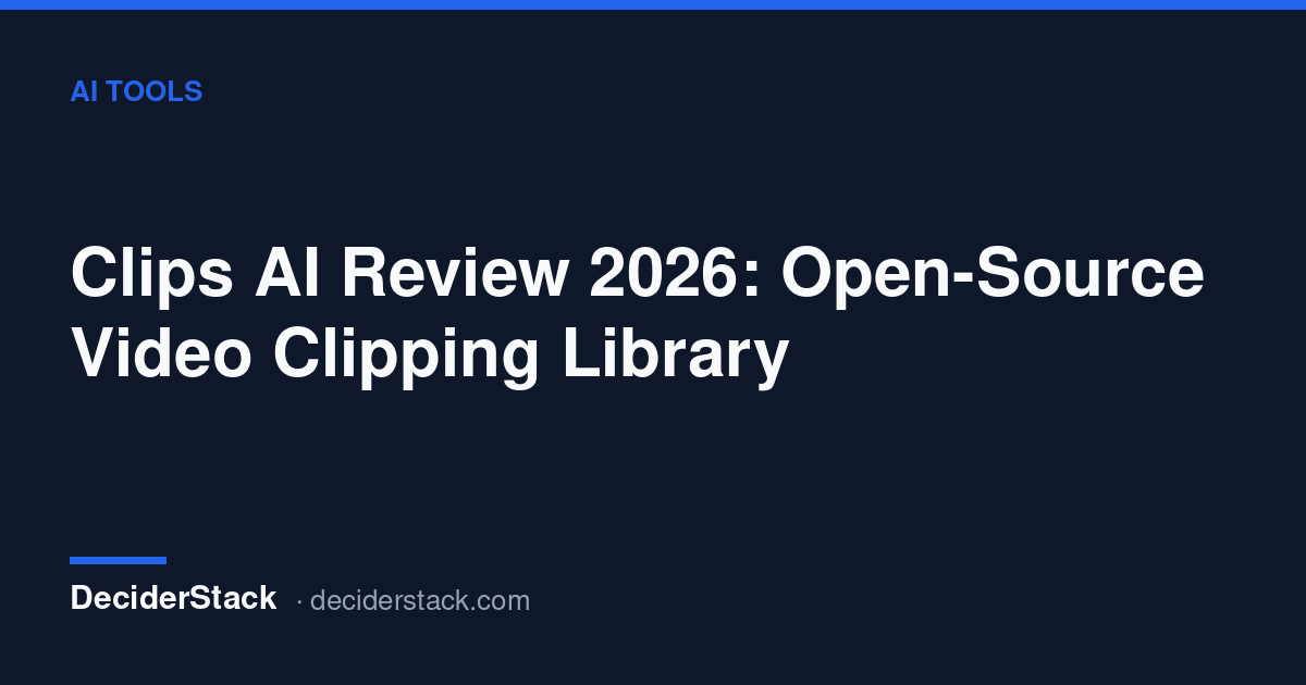 Clips AI documentation page: open-source Python library install steps