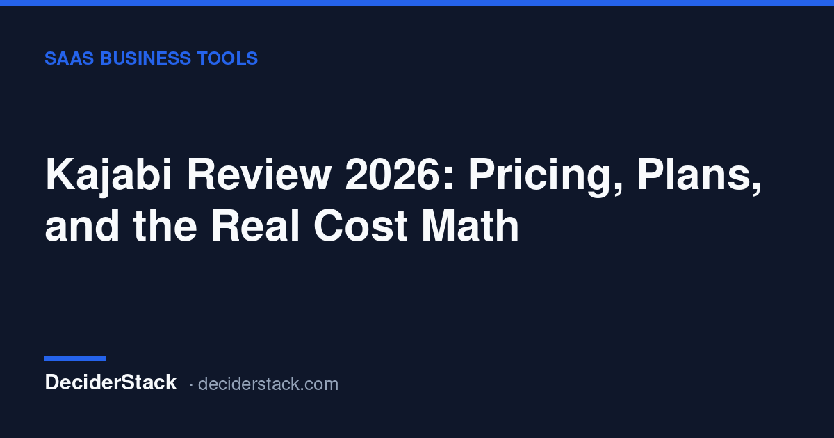 Kajabi plans and pricing overview
