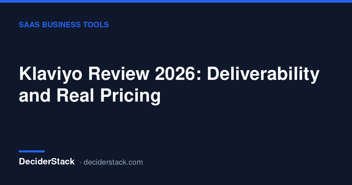 Klaviyo pricing page listing the free and paid email tiers