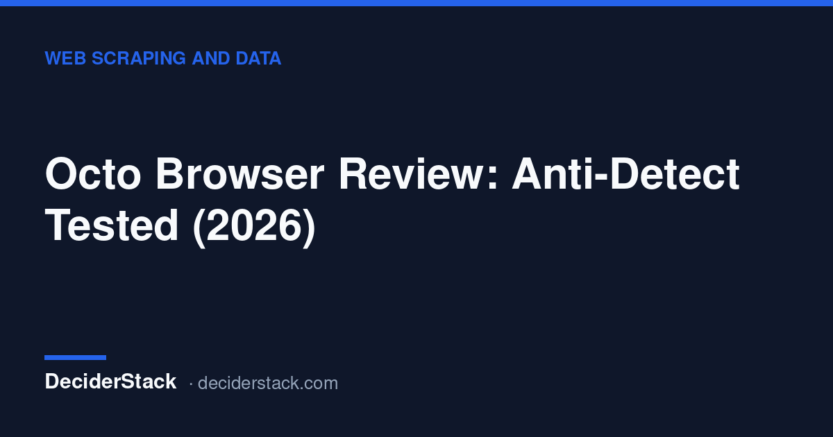 Octo Browser review: profile counts, team seats and the API ladder